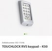 Touchlock RVS codeklavier K50 Touchlock RVS codeklavier K50