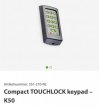 Compact Touchlock codeklavier K50