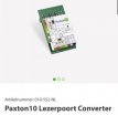 Paxton10 lezerpoort connector Paxton10 lezerpoort connector